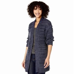 ARIAT Cardigan Women’s S Tess Duster Open Front Cardi Cotton Cable Knit Sweater